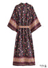 Vestido kimono bohemio chic de coco para mujer